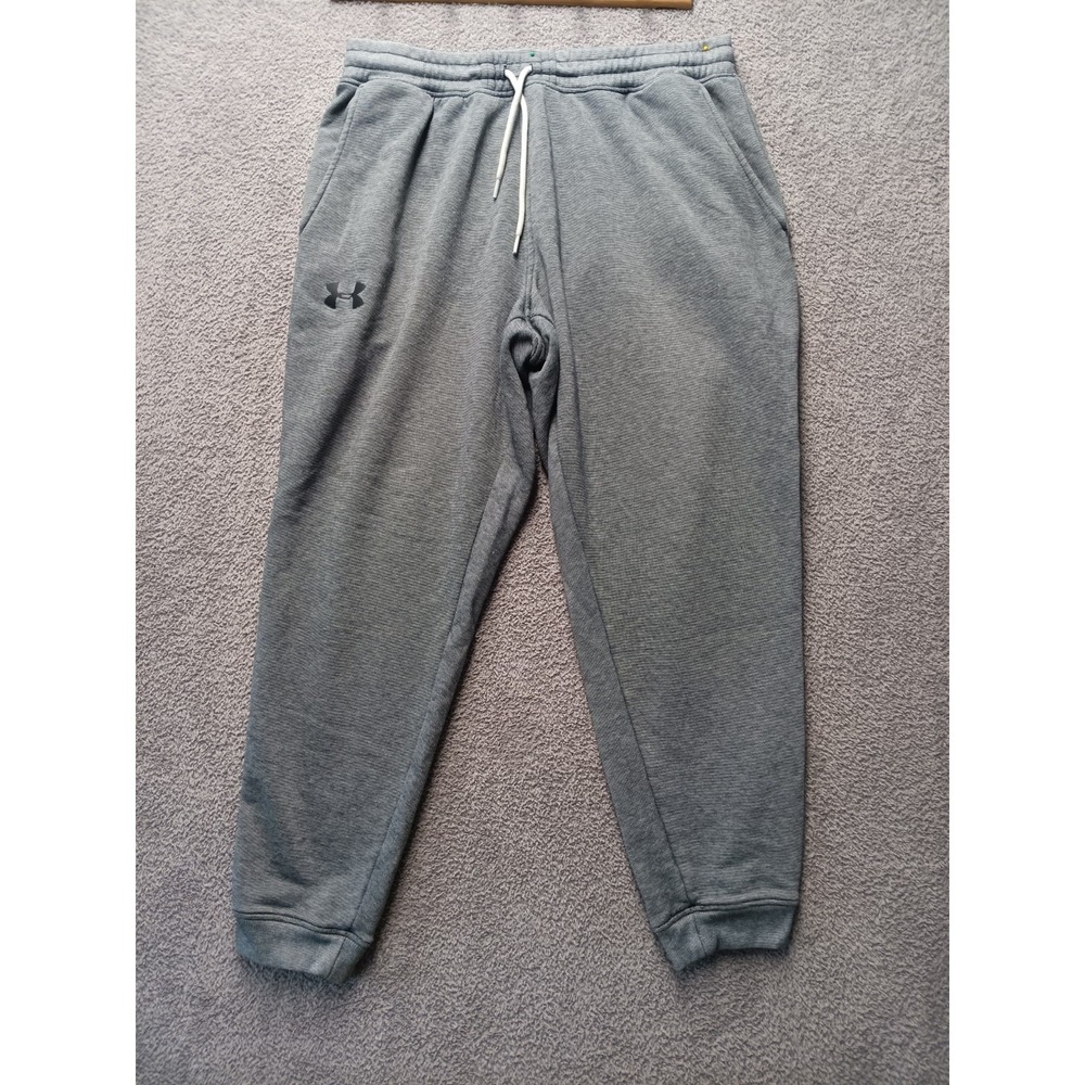Under Armour Men's Gray ColdGear Sweatpants Joggers Loose‎ Fit Size XL
